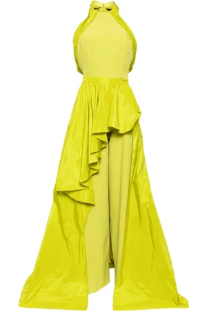 Saiid Kobeisy Detachable overskirt sleeveless jumpsuit
