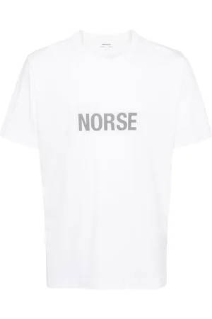 Norse projects Logo-print cotton T-shirt