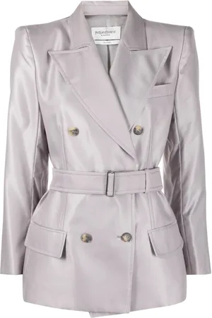 Saint Laurent 2000 belted double-breasted blazer