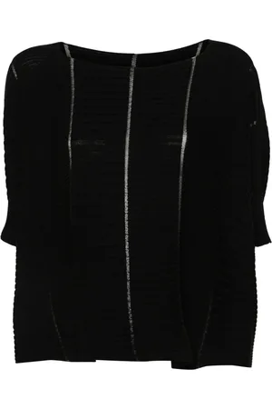Issey Miyake Ribbed-knit sweater