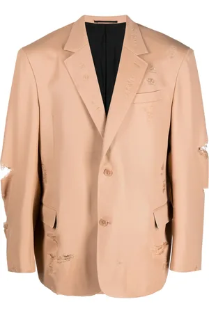 DOUBLET Ripped-detail wool blazer