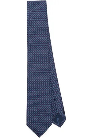 Salvatore Ferragamo Gancini-jacquard tie