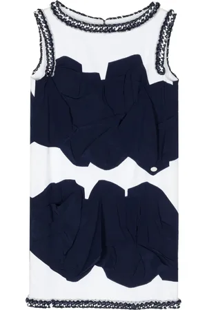 CHANEL 2000s braided ruffled minidress