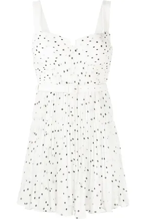 Self-Portrait Polka dot chiffon minidress