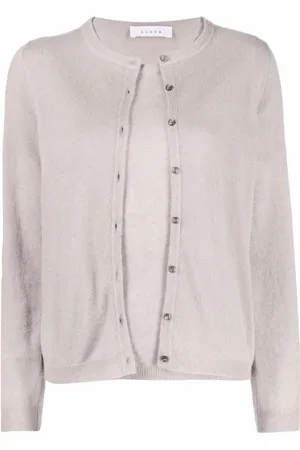 LISKA Double-layer merino-cashmere cardigan