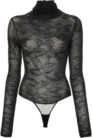 Gianfranco Ferré 2000s fine-knit bodysuit