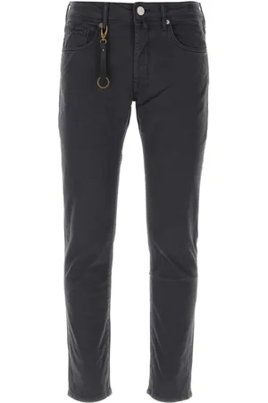 Incotex Logo-patch straight-leg jeans