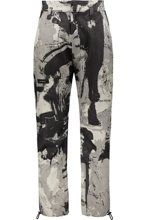 ISO.POETISM Abstract-print trousers
