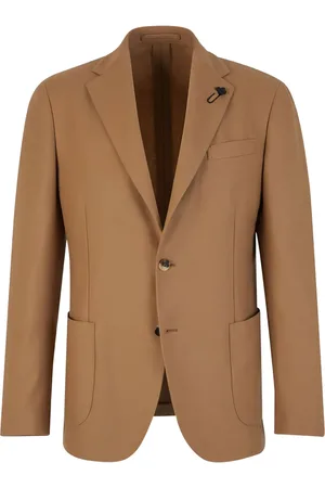 LARDINI Brooch-detail blazer