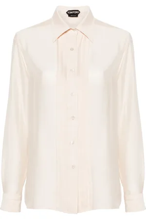 Tom Ford Pleat-detail silk shirt