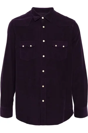 LARDINI Classic-collar cotton shirt