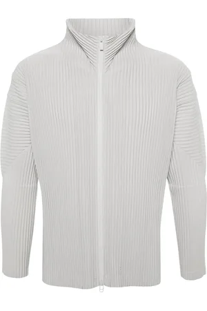 Issey Miyake Zip-up plissé jacket