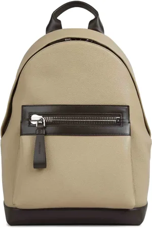 Tom Ford Two-toned grained leather backpack