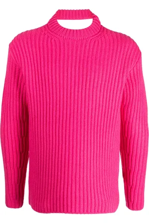 Botter Cut-out ribbed-knit merino jumper