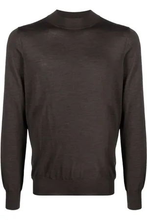 BARBA High-neck virgin-wool jumper