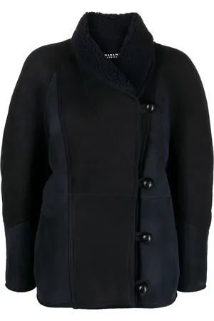 Marant Etoile Abeni wrap suede coat