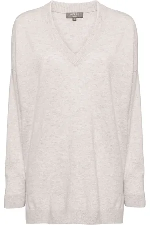 N.PEAL Longline cashmere jumper