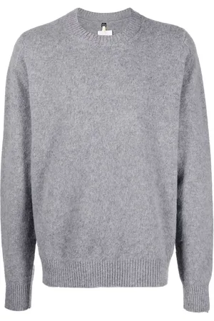 OAMC Intarsia-knit logo wool=blend jumper