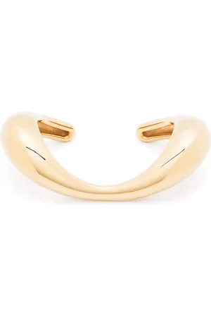 CHARLOTTE CHESNAIS Lips -plated cuff bracelet