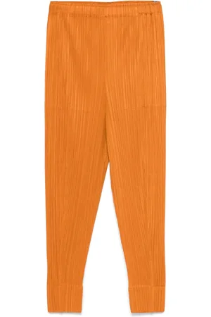 PLEATS PLEASE ISSEY MIYAKE Pleated cropped trousers