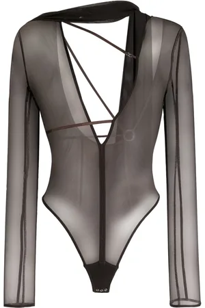 Jacquemus Le body Abanaba semi-sheer bodysuit