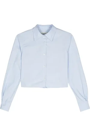 OFFICINE GENERALE Cataleya cropped cotton shirt