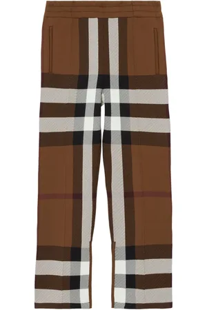 Burberry Check-print track pants