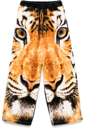 LU’U DAN Tiger-print trousers
