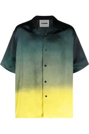 Jil Sander Gradient-effect short-sleeve shirt