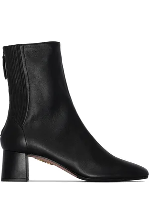 Aquazzura Saint Honore 50mm leather boots