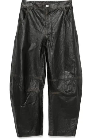 GIORGIO BRATO Leather trousers