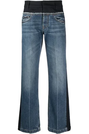 Stella McCartney Two-tone straight-leg jeans