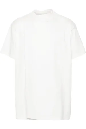 Mordecai Stripe-detail wrap T-shirt