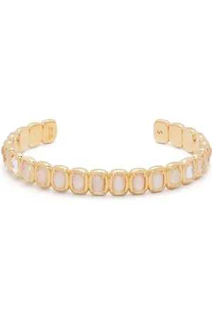 IVI Faceted-stone embellished bangle