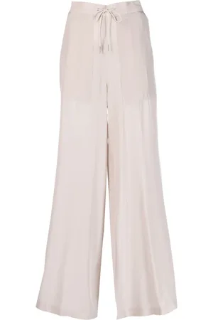 Fabiana Filippi Drawstring-waist straight-leg trousers