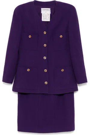 CHANEL 1990-2000s suit jacket skirt