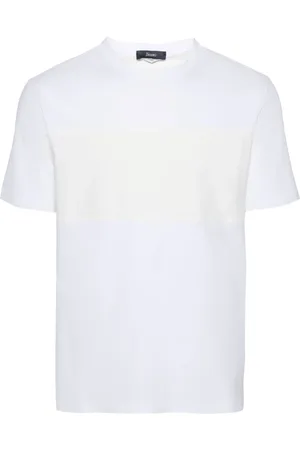 HERNO Logo-debossed scuba T-shirt