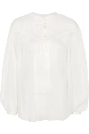 Isabel Marant Kiledia pintuck-detail blouse