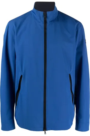 Paul & Shark Logo-patch zip-up jacket