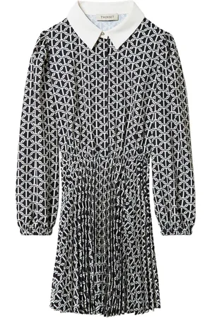 Twin-Set Crepe-de-chine short dress
