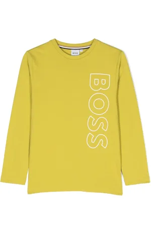 HUGO BOSS Logo-print long-sleeve T-shirt