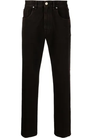 Fendi Mid-rise straight-cut jeans