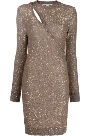 Stella McCartney Sequin-embellished knitted dress