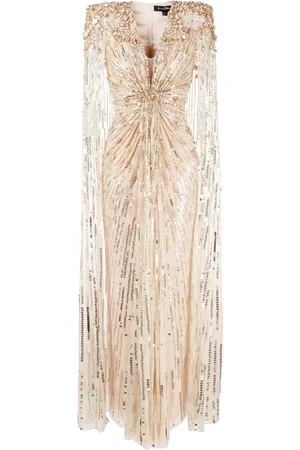 Jenny Packham Lotus Lady sequin-embellished gown