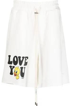 DOMREBEL Graphic-print drawstring shorts