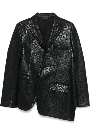 Comme des Garçons Embossed asymmetric blazer