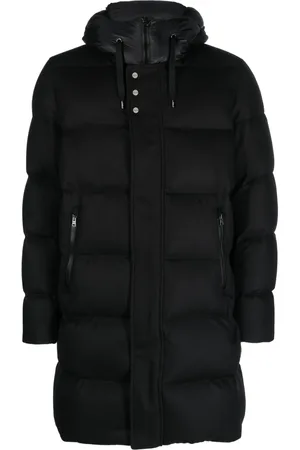 HERNO Hooded padded mid-length coat