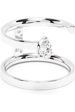 Repossi 18kt white gold Serti Sur Vide diamond ring