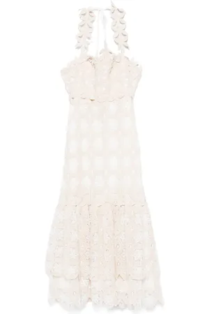 PATBO Crochet midi dress