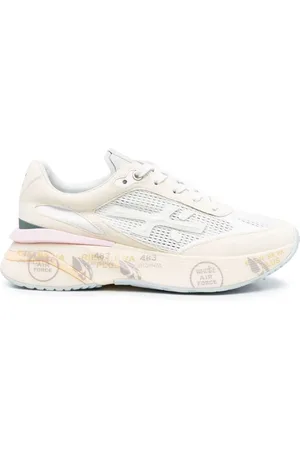 Premiata Logo-patch lace-up sneakers